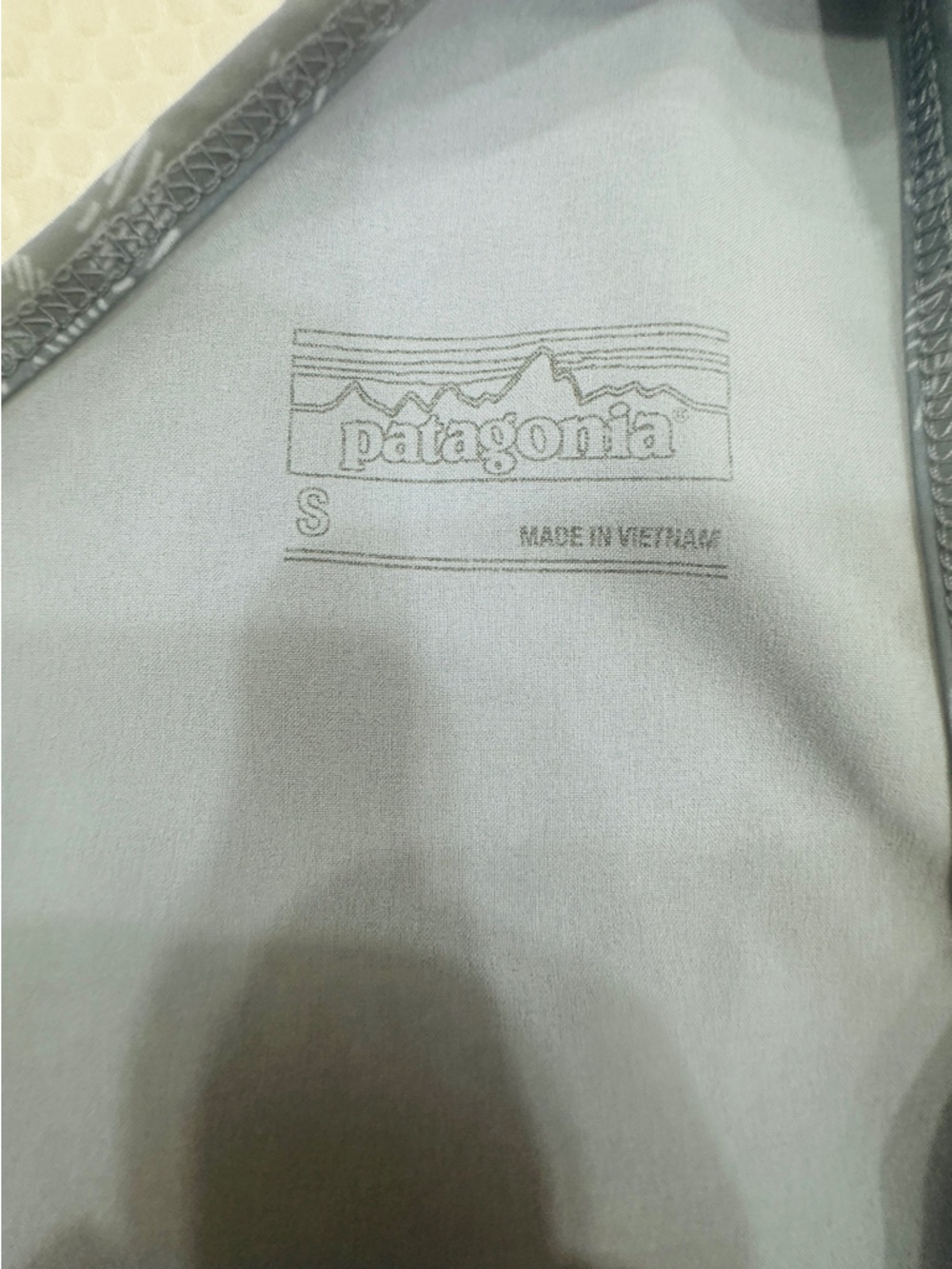 Patagonia Fleetwith Romper Jumpsuit Blue Print Sleeveless Stretch Size Small - Picture 8 of 9